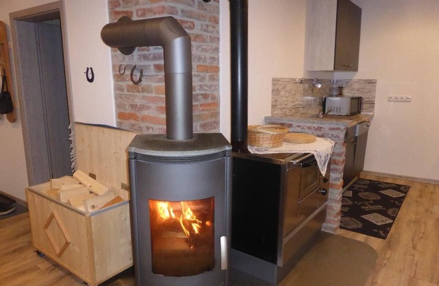 Cozy vacation home (70 sqm) with fireplace and infrared sauna for up to 5 people