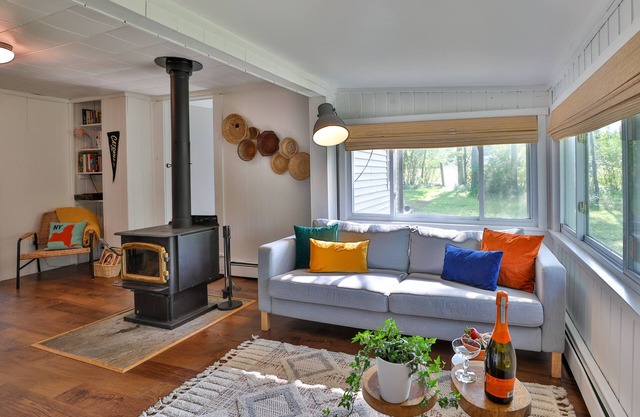 Cozy Wood burning Stove in Heart of Catskills