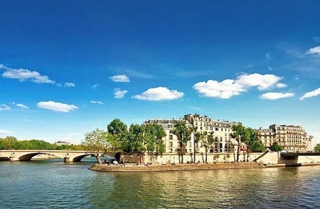 Cradle of French Luxury Ile ST-Louis 400yr old rooftop vintage gem