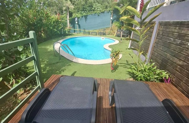 Creole-style villa with private pool – Tropical view – Sainte-Rose