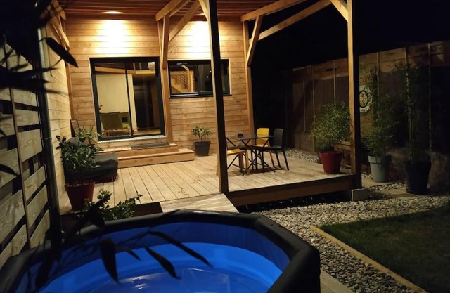 dans un esprit cabane tout confort, intimité et nature
