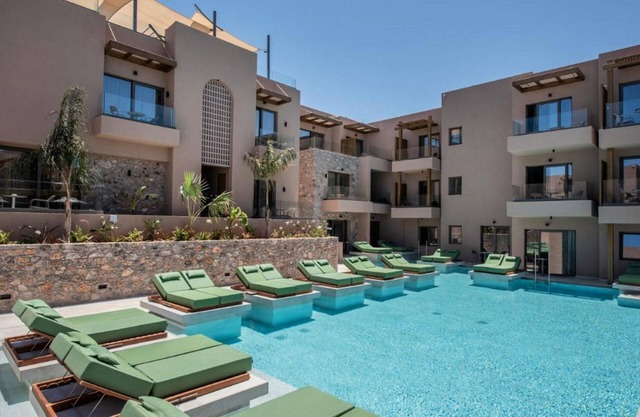 Dazzling Chersonisos Suite | Valtos Suite | Deluxe Bedroom | Adults Only |.