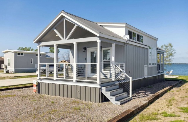 Dazzling + Modern Tiny Lake Home