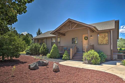 Deck, BBQ and Golf Course Views Show Low Home