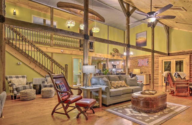 Deck & Views: Hendersonville Cabin, Roads Are Open