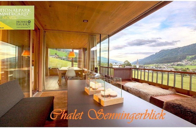 Delicious dining with a view of Hohe Tauern National Park,close to the ski lift