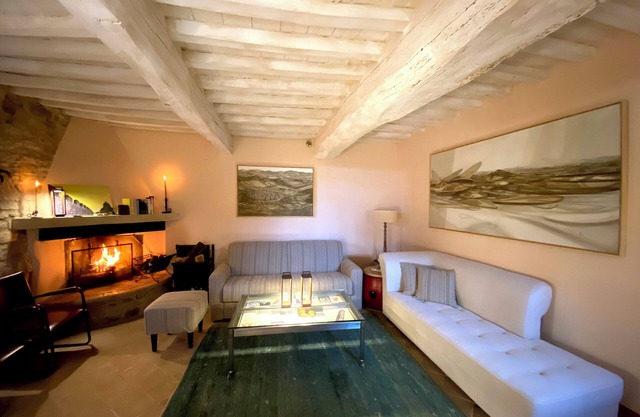 Delightful country flat in period hamlet with swimming pool