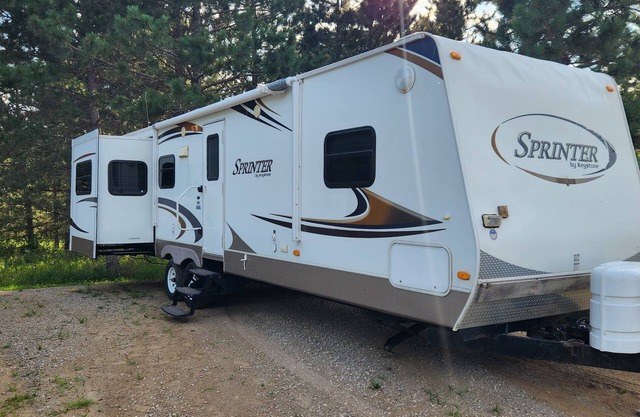 Deluxe Camper at a RV park
