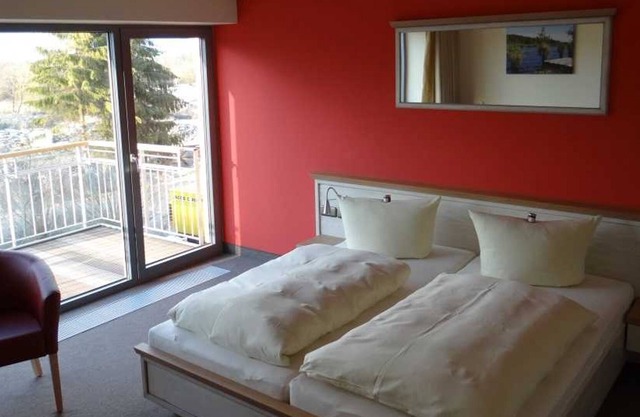 Deluxe Double Room with Balcony - Hotel & Restaurant Am Peenetal