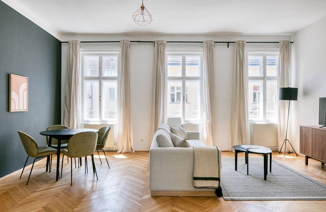 Deluxe Josefstadt 2BR w/Elevator, walk to bars + Metro U6, by Blueground