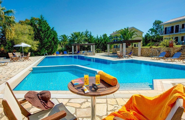 Deluxe Kefalonia Apartment | Liakas Village Apartments | Swimming Pool | 1 BDR.
