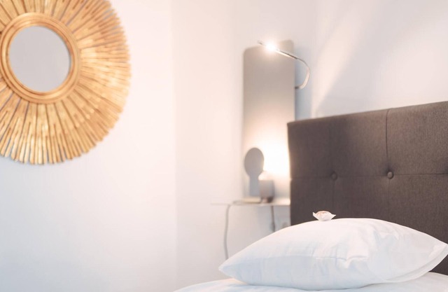 Deluxe Suite with air conditioning and private parking in the city centre and view