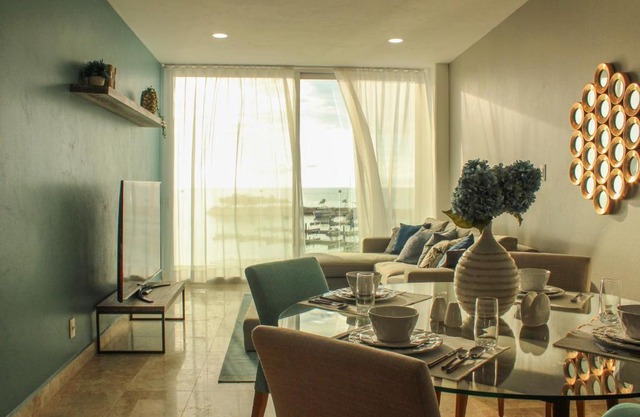 Departamento de playa en Campeche Country Club