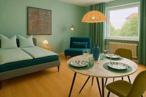 Design Apartment mit Parkplatz - 15 min Flughafen