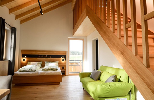 Design apartment with gallery and reading corner