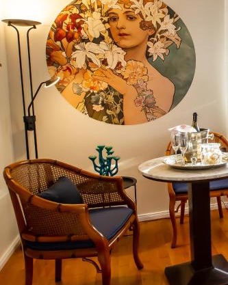 Design Ferienwohnung mit Bauerngarten