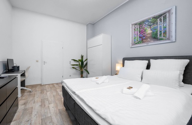 Design loft, fully equipped, terrace, 2 min Duisburg central station