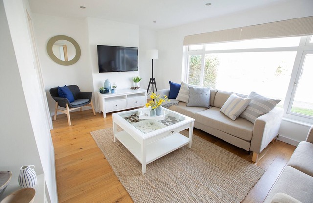 Detached comfortable airy bungalow big sunny garden between beach and village.