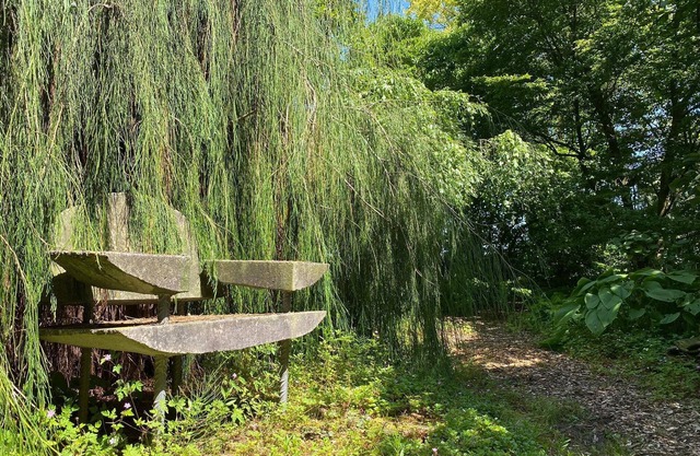 Detached house in rural area with park garden