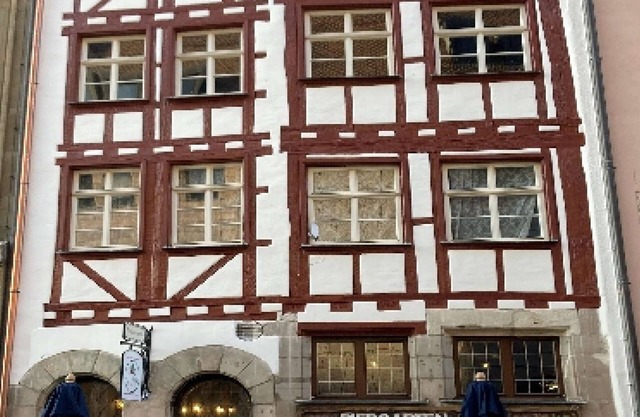 DIe Baumwolle. etsablishes 1430 one of the oldest houses in nuremberg