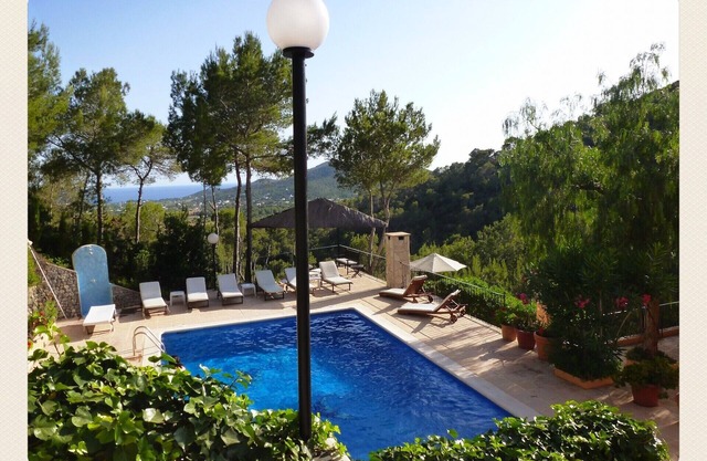Discover a Fabulous Villa in the Heart of a Pine Mountain with Stunning Seaviews