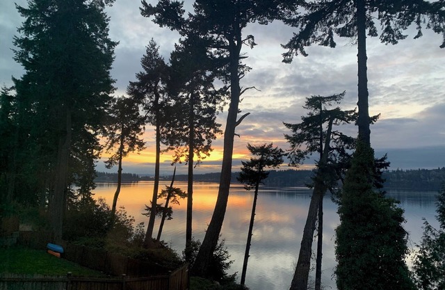 Dog-friendly home with stunning harbor and sunset views!