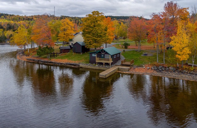 Dog-Friendly Lakefront Cabin with Private Dock, Epic Views of Lake & Mt Kineo