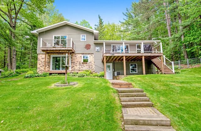 Dog-Friendly Lakefront Home w/Fireplace, Stove, Lake View, Free WiFi, Deck