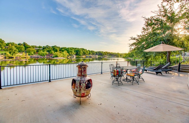 Dog-friendly riverfront home with outdoor space