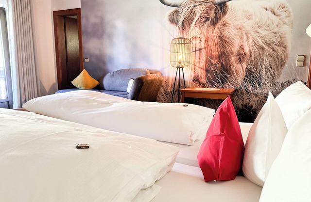Doppelzimmer, 28qm, mit Dusche/WC oder Bad/WC und Balkon