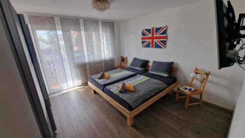 Doppelzimmer in FEWO Burgau Nähe Legoland