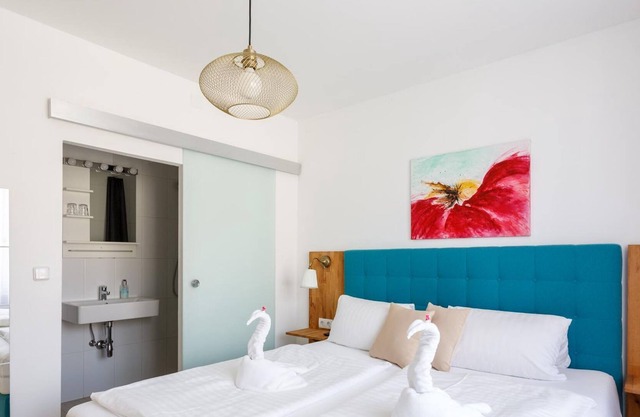 Doppelzimmer mit Boxspringbett - Pension Laubenhof