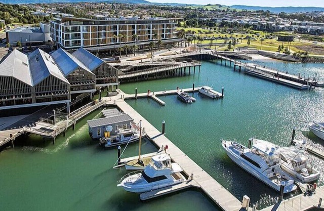 Downstairs is the Marina where you could go on a beautiful walk.