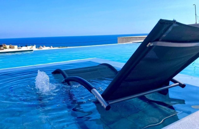 Dream villa on a hillside with sea views and pool