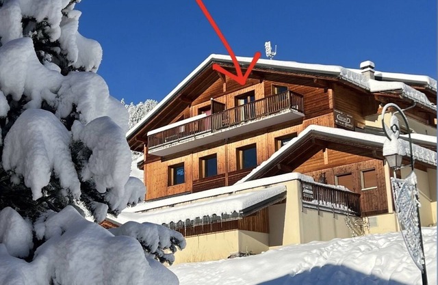 Duplex 50m2 pied des pistes 6 pers les saisies hauteluce/contamines montjoie