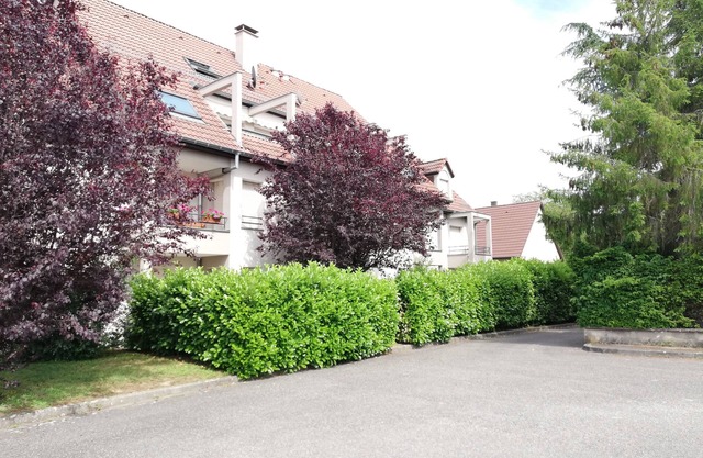 Duplex apartment on the ground floor with terrace facing south