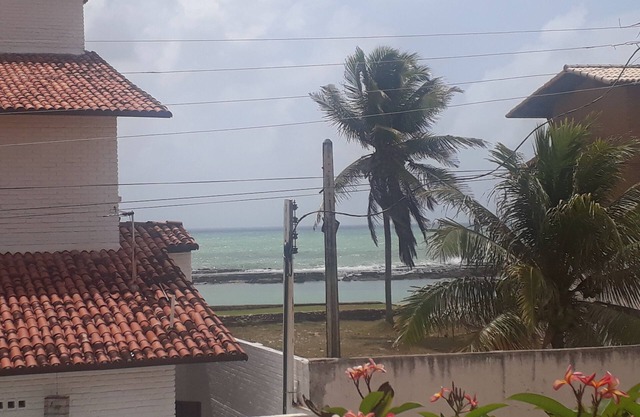 duplex house on the seafront of Barra de São Miguel