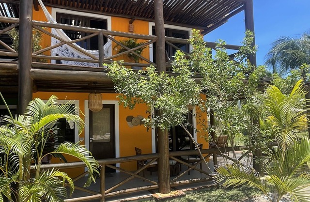 Duplex Village with large balcony and deck, right on the sand