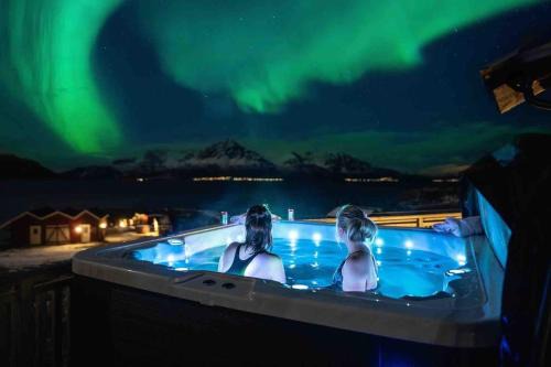 Dyrøy Holiday - Lodge with Jacuzzi