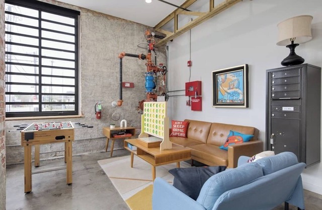 Eclectic Downtown Vibes + Fire Pit & Game Room