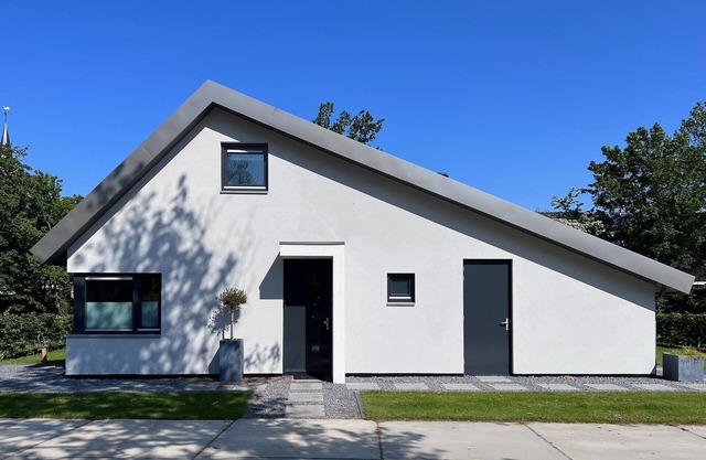 Eco-friendly villa with terrace and garden