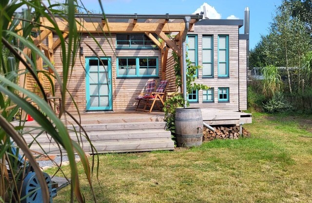 Eco Tiny House in vacation park near ecovillage
