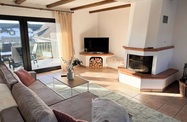 Eifelstube | 130qm large Apartment in Monschau with terrace and table football