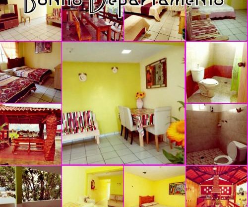El paraíso de Zacatlán, Departamento con Terraza, 10 pax
