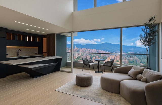 El Poblado Luxury 2 story Penthouse 4BR amazing, spacious with Breathtaking View