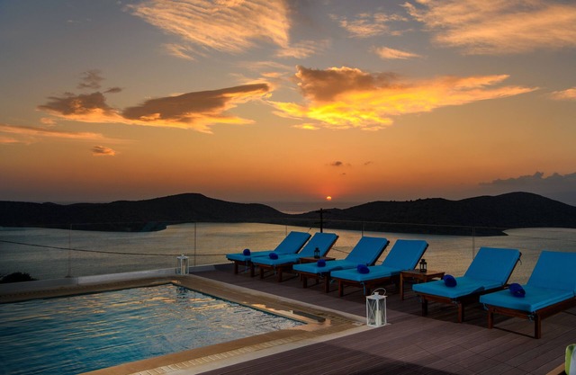 Elounda Panorama Villa, luxury villa with amazing views of Elounda Bay sleeps 12