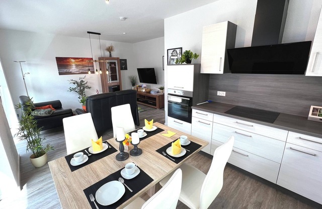"elstar" - Barrierefreies Ferienhaus mit Carport Terrasse Netflix Free Wifi