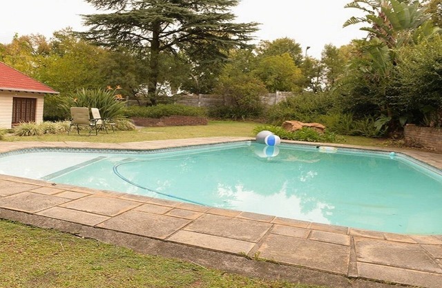 En-suite family size room with pool view.