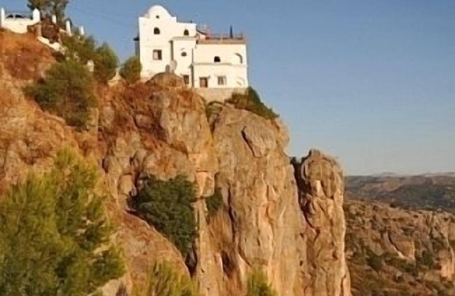 Enchanting cliff top house