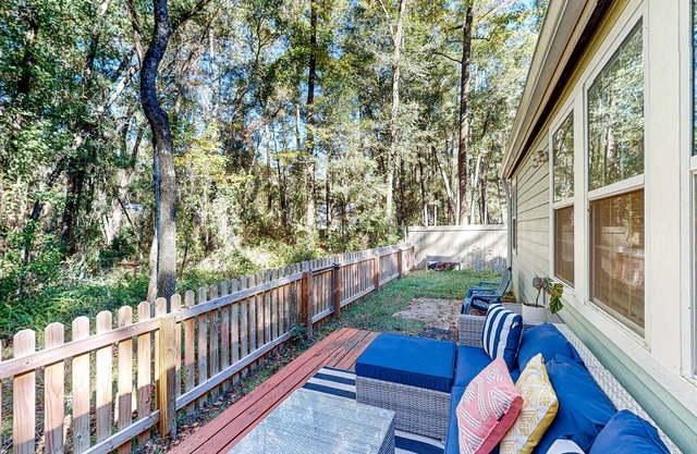 Enchanting dog-friendly home with fenced yard - near trails
